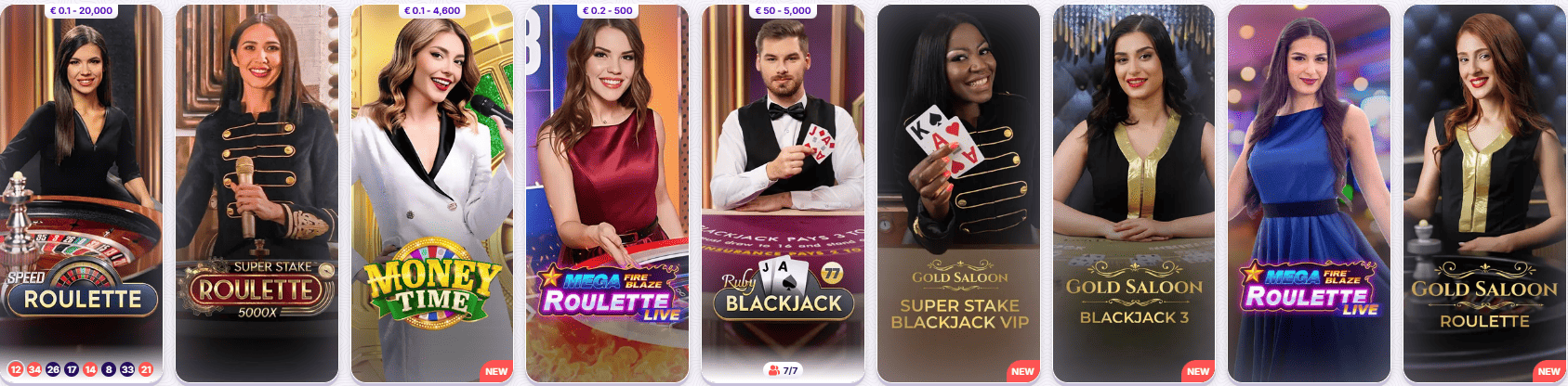 RoboCat Casino Live Spiele